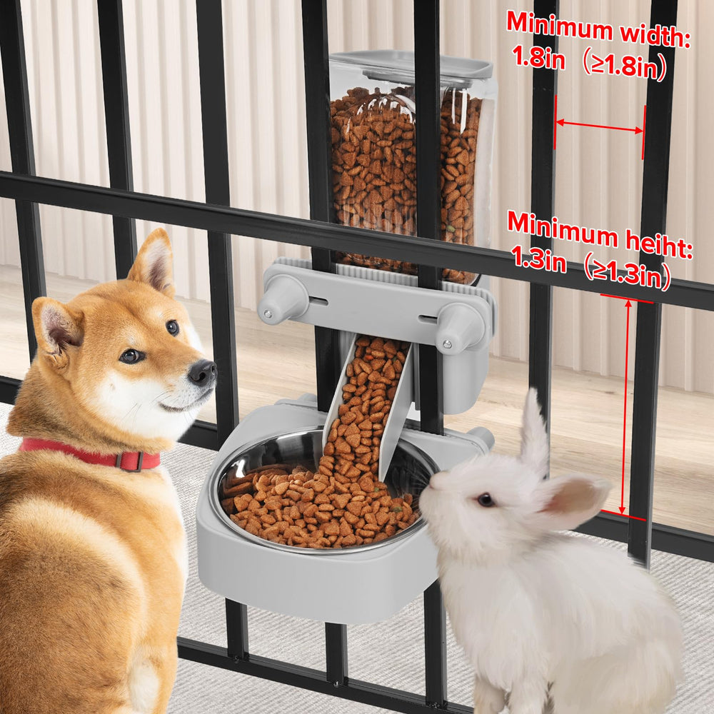 Kenond capacité 1,6 L assure des repas espacés pour animaux.