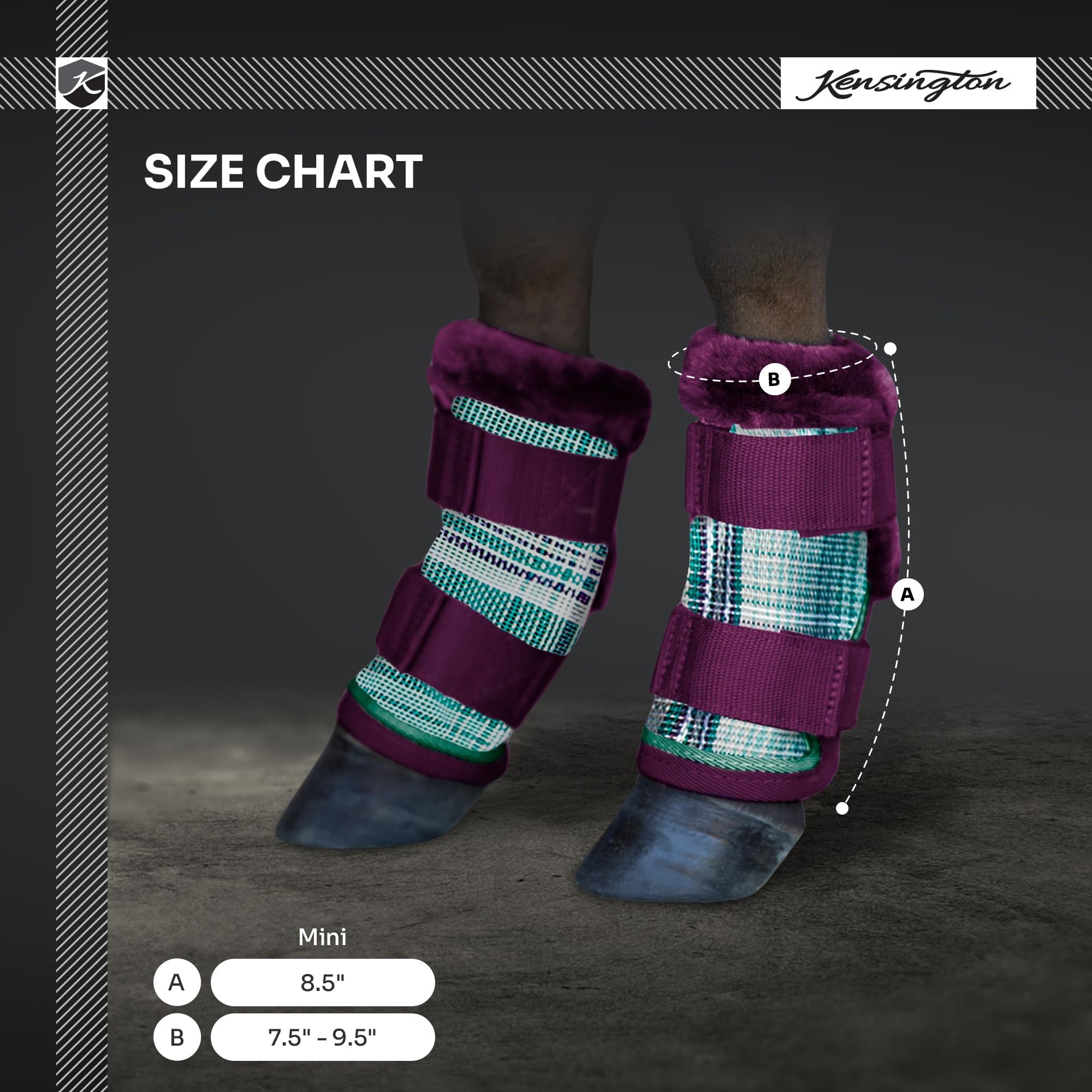 Fermeture Velcro double sur bottes Kensington, ajustement sûr