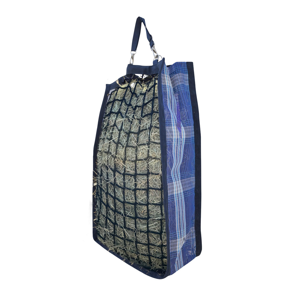 Sac Kensington Deluxe de rationnement lent en bleu Kentucky, vue générale pour un pâturage contrôlé