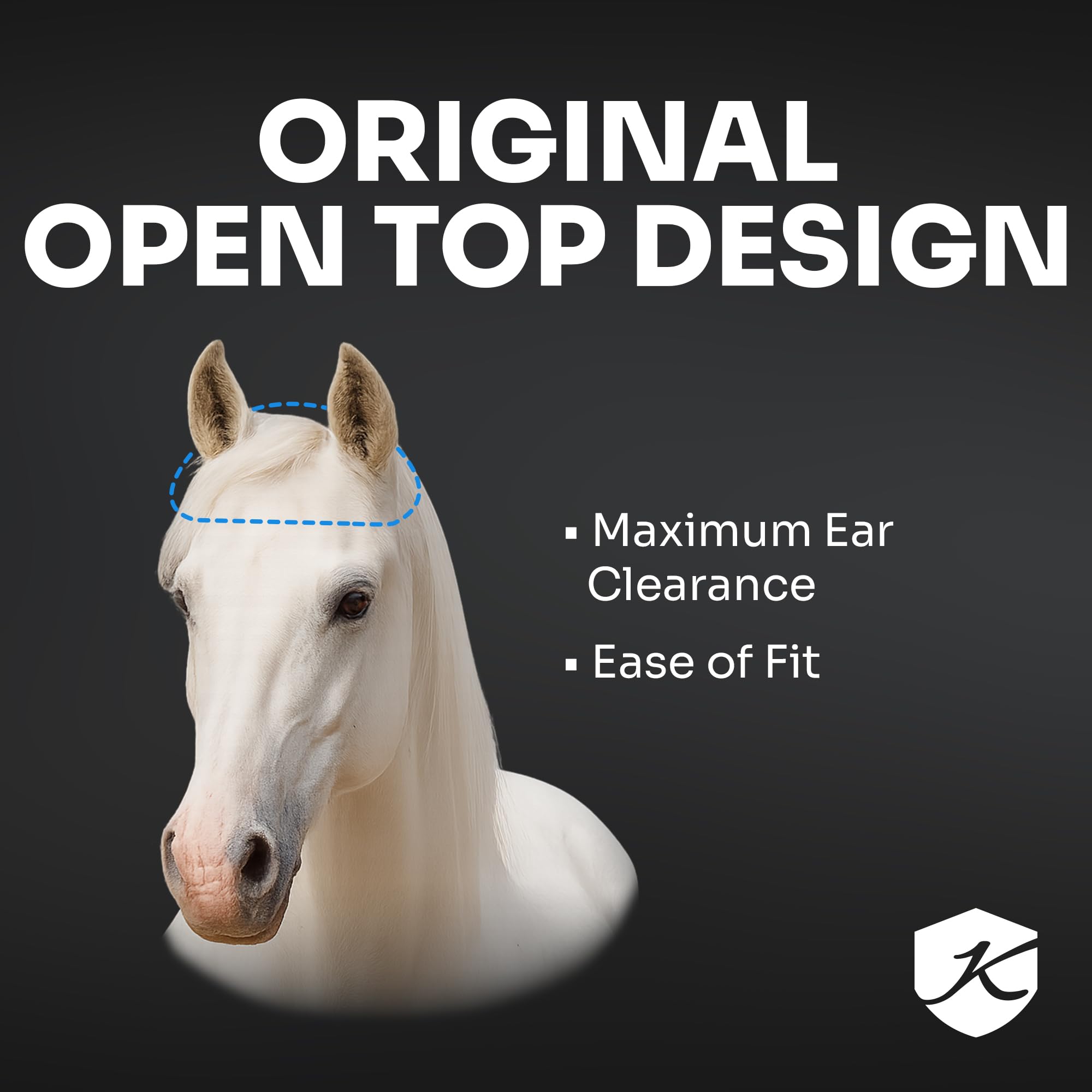 Kensington Masque ouverture supérieure pour oreilles et crinière