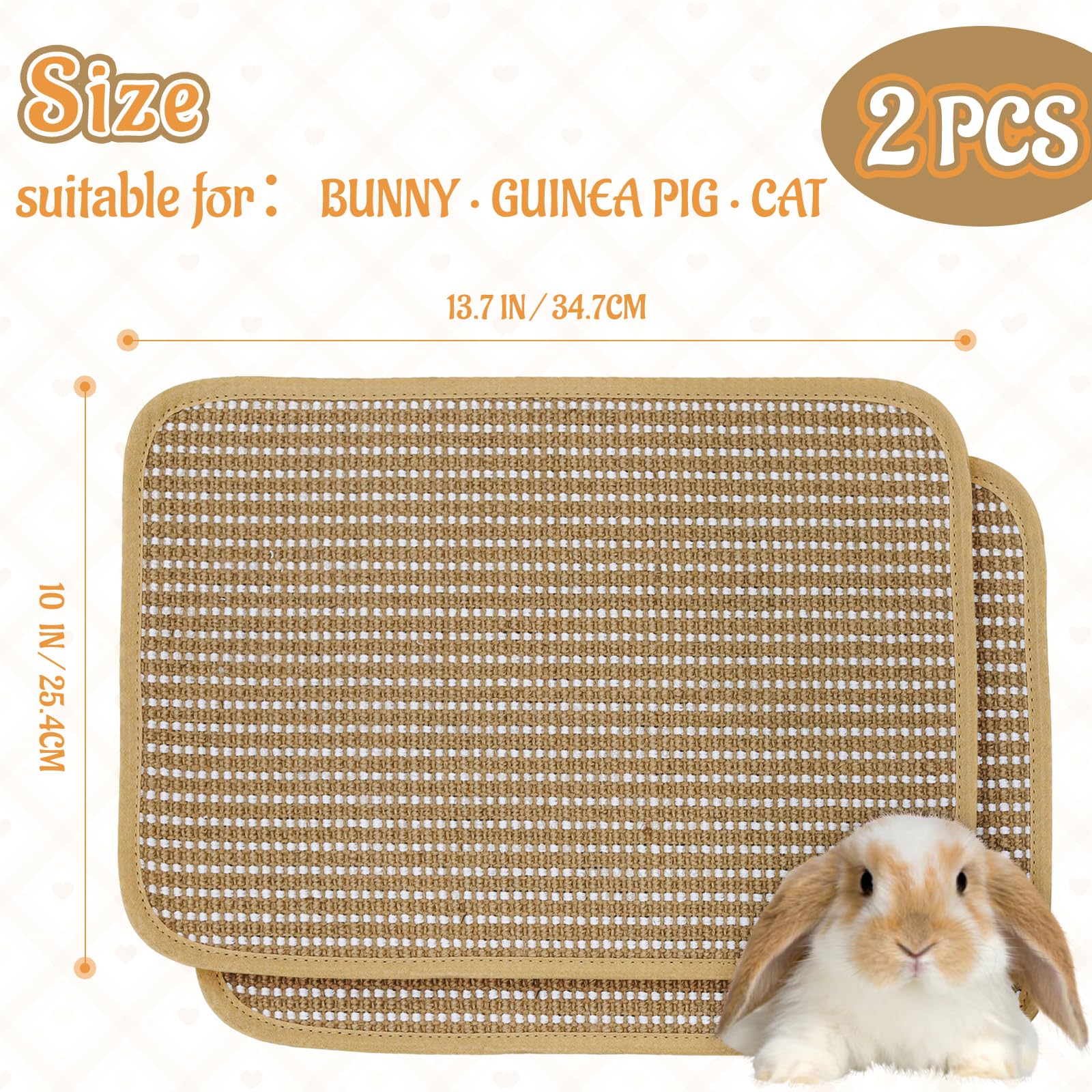 KEPYDRMTF tapis grattoir sisal cochon-d-inde – divertit et entretient