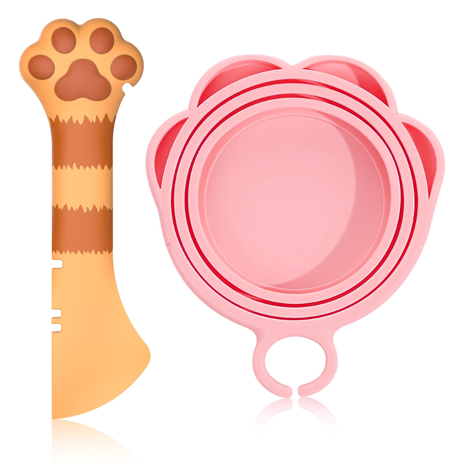 Couvercles Kerros en silicone pour boîtes de nourriture pour chat, conserve la fraîcheur.