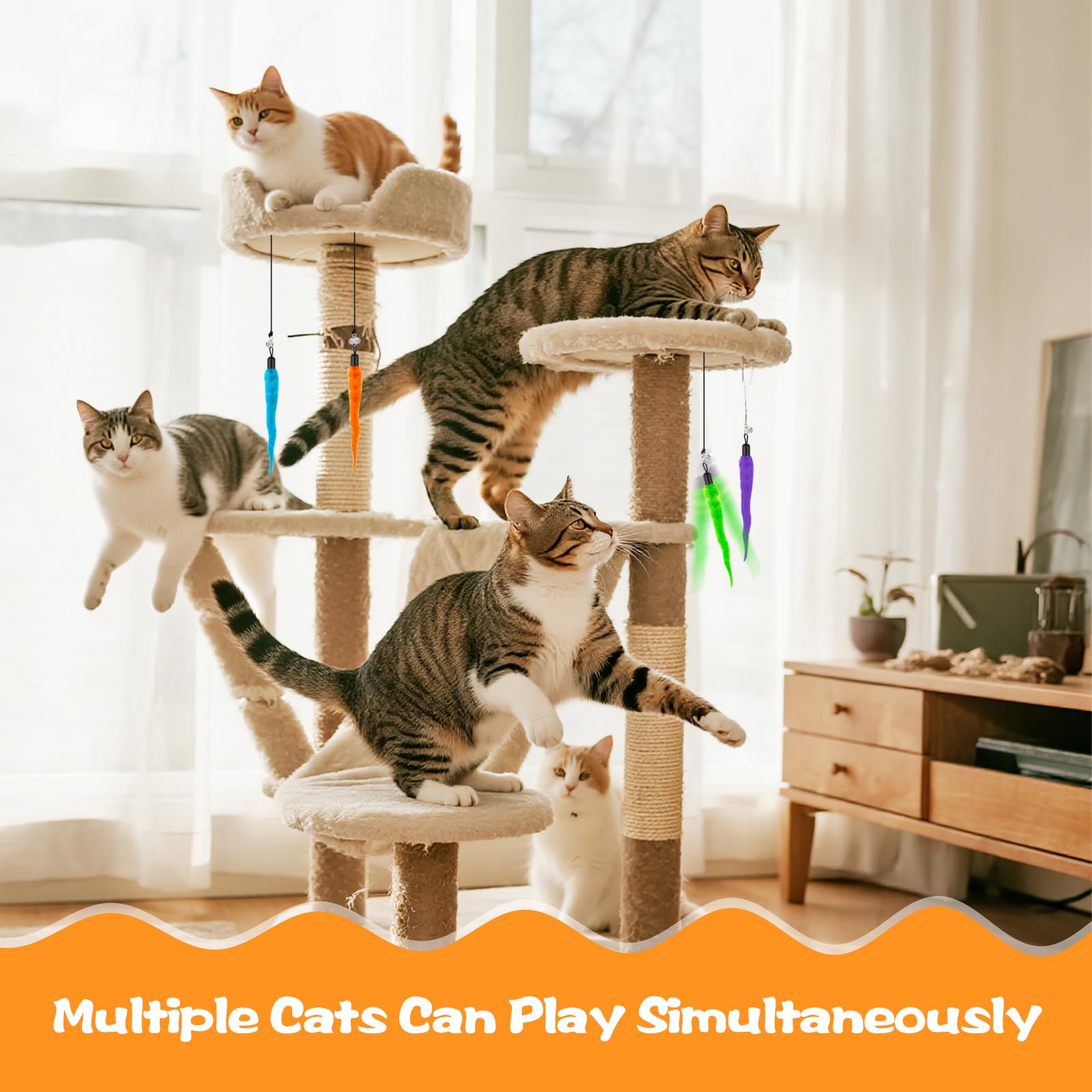 Kerros jouet ver chat doux: peluche moelleuse pour caresses et jeu interactif
