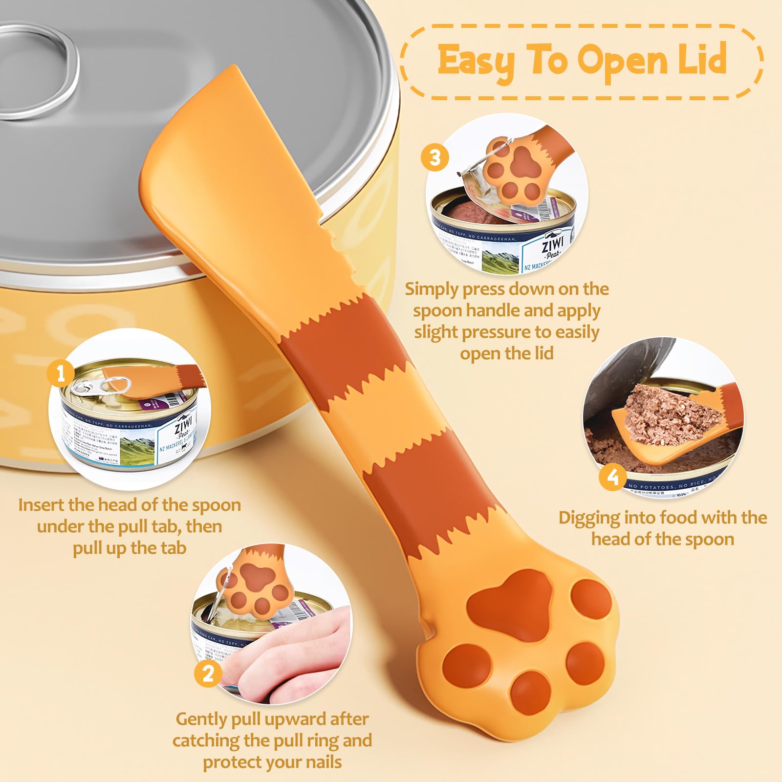 Spatule patte Kerros, pratique pour servir sans se salir.