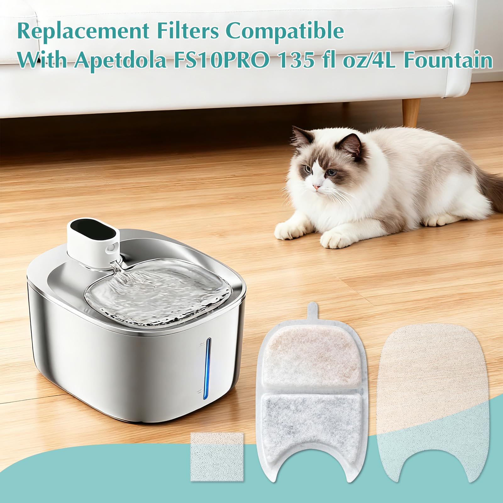 Accessoires filtration KEUYE pour Apetdola, compatibles et faciles à installer