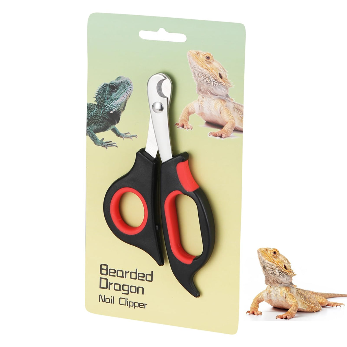 KEUYE ciseaux d ongles dragon barbu – embouts anglees pour coupe précise