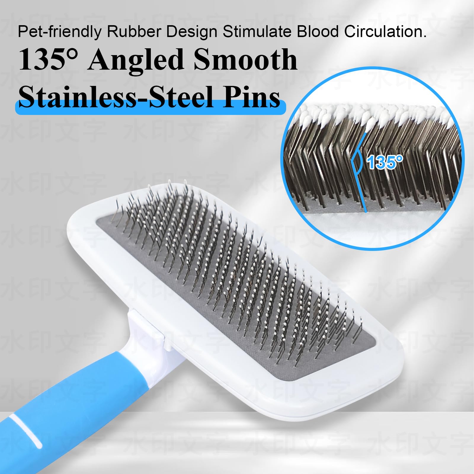 KEUYE brins-inox-durables garantissent une brosse durable et efficace.