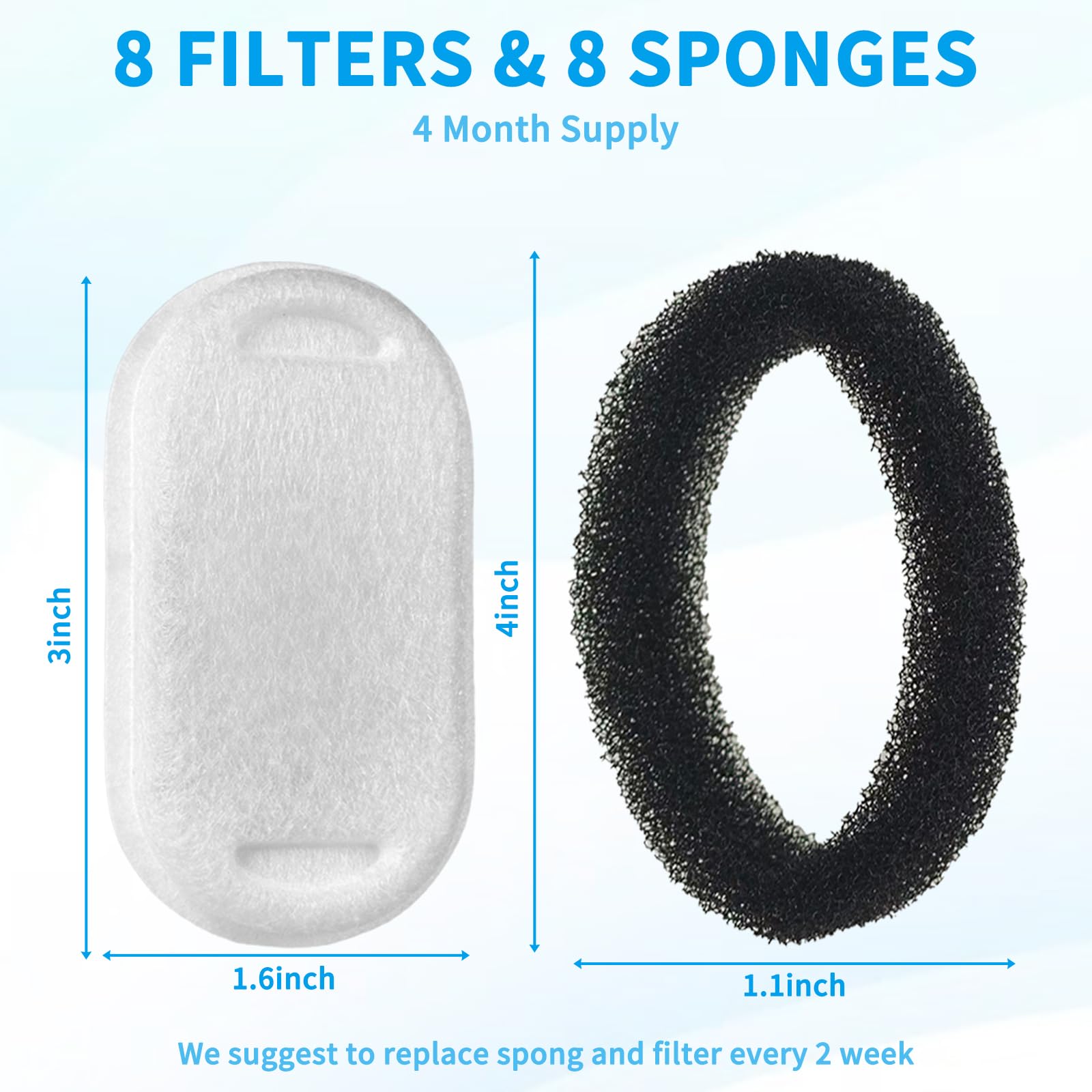 Compatibilité KEUYE Kittyspout pour fontaine en acier inoxydable