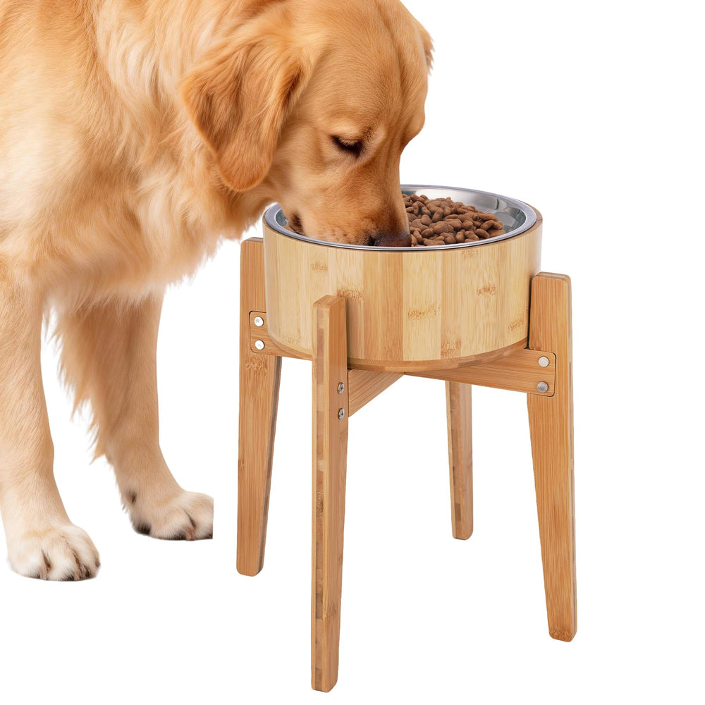 Kevideawl gamelles surélevées pour grands chiens, confort au repas.