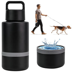 KEWIXY bouteille eau chien isolee – maintien eau fraîche pour randonnées