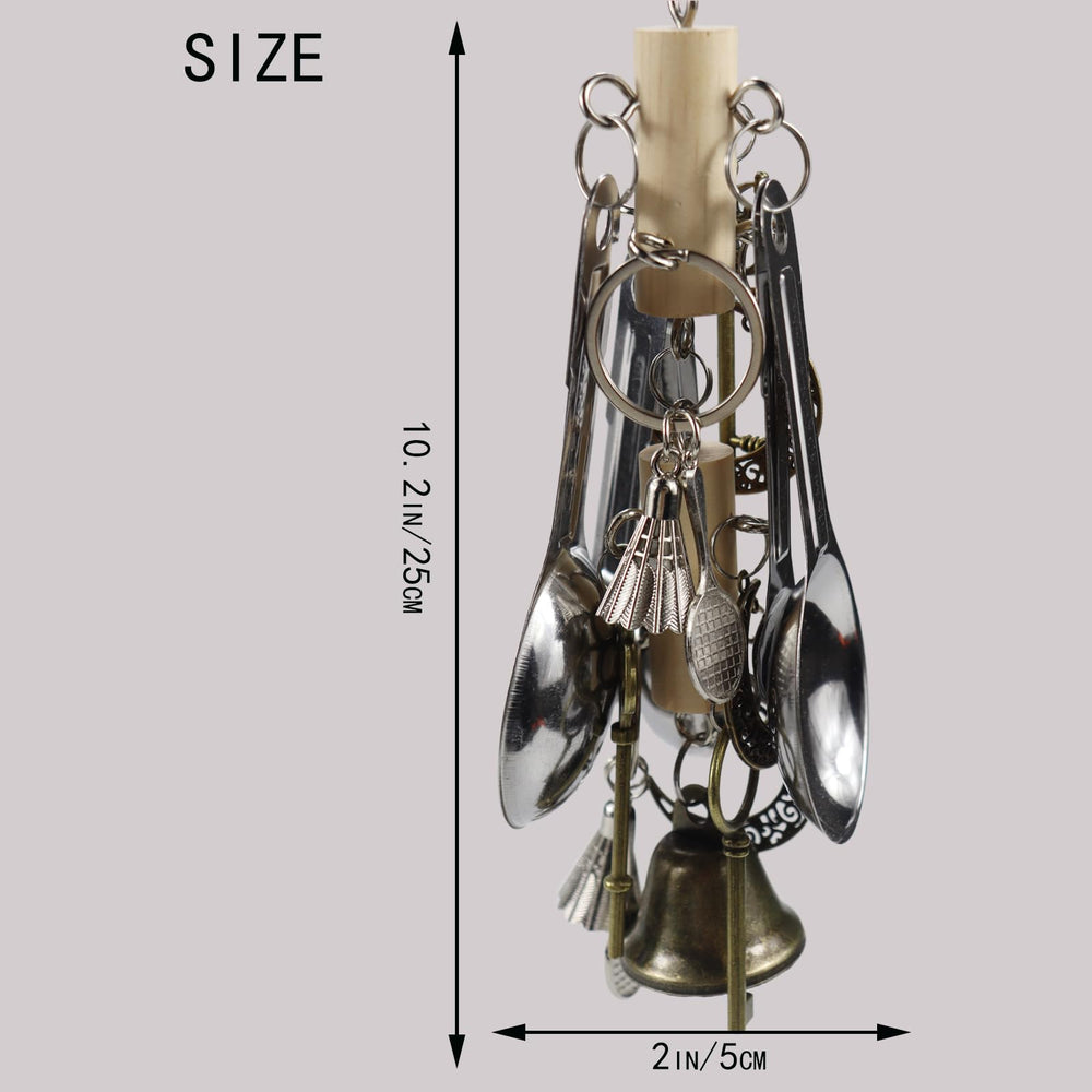 Jouet à accrocher dans la cage de Kewkont, enrichissement visuel et physique