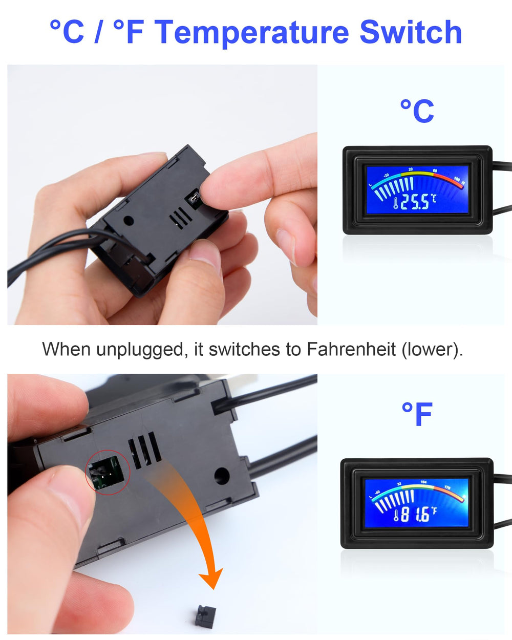 KEYNICE thermomètre pour aquarium avec capteur précis et fiable.