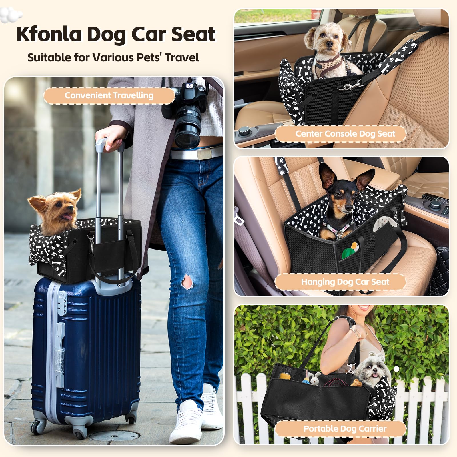 Kfonla siege portable voyage : utilisation comme transporteur leger.