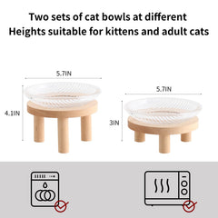 Détail du bol en verre épais KGCCIZI avec intérieur lisse pour un nettoyage facile.
