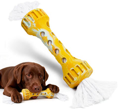Jouet KGPERGU indestructible en caoutchouc naturel pour chiens robustes.