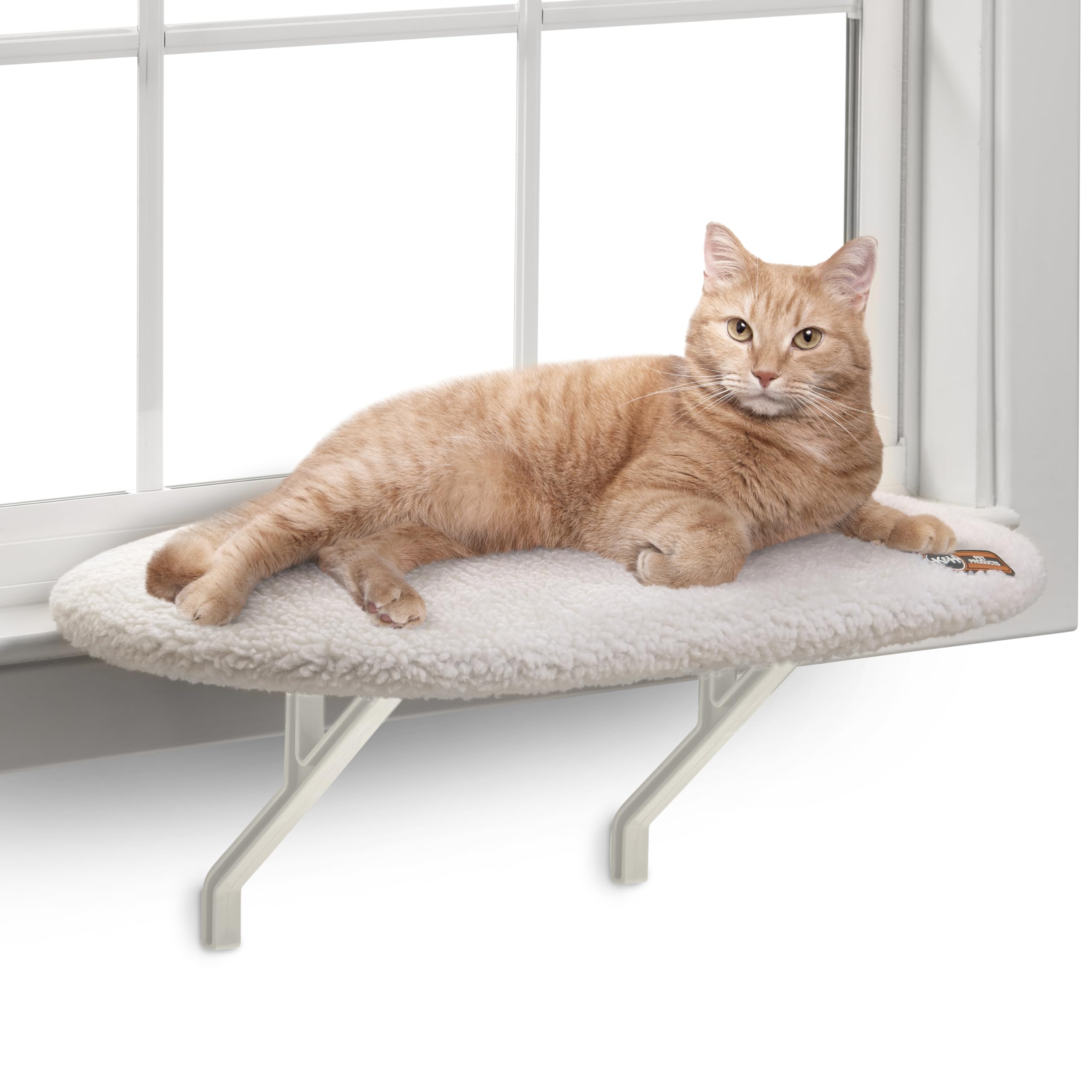 K&H Kitty Sill, perchoir fenêtre doux pour chat et observation.