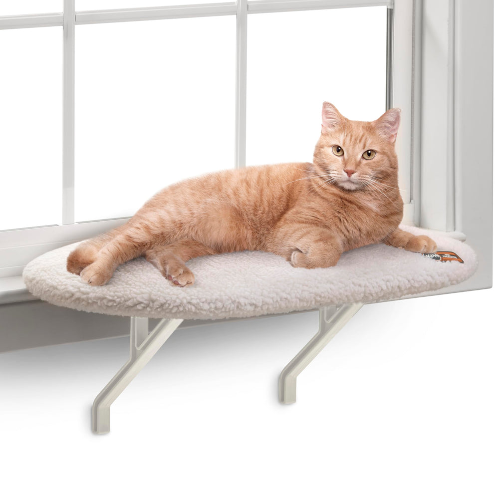K&H Kitty Sill, perchoir fenêtre doux pour chat et observation.