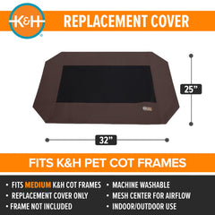 K&H Original Pet Cot – centre maillage respirant pour garder chien au frais.