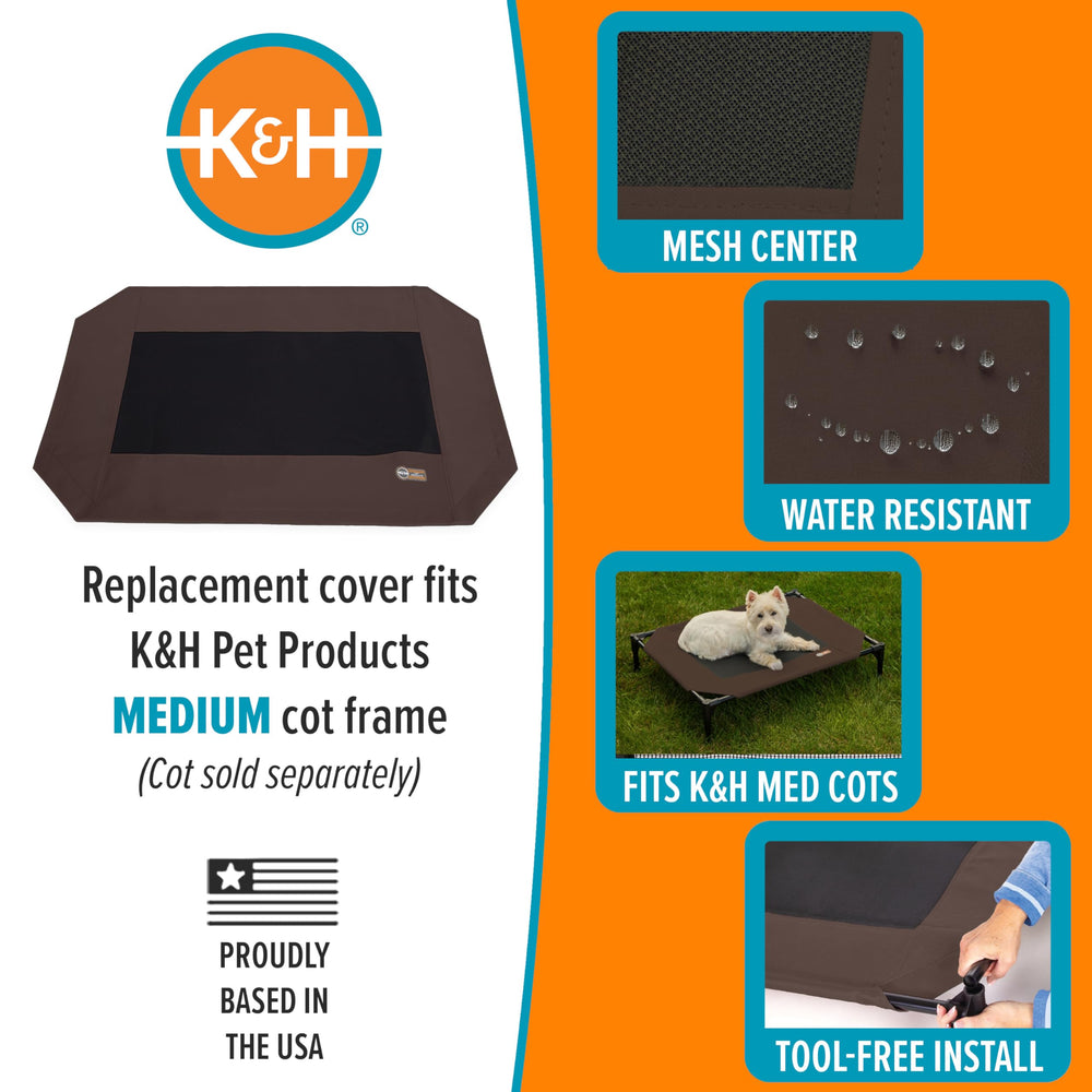 K&H Original Pet Cot – lavage en machine pour entretien facile.