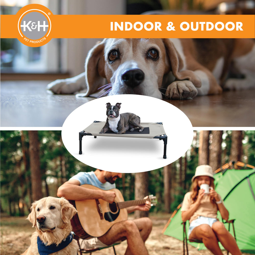 K&H Pet Cot convient pour camping, randonnée et pique-niques.