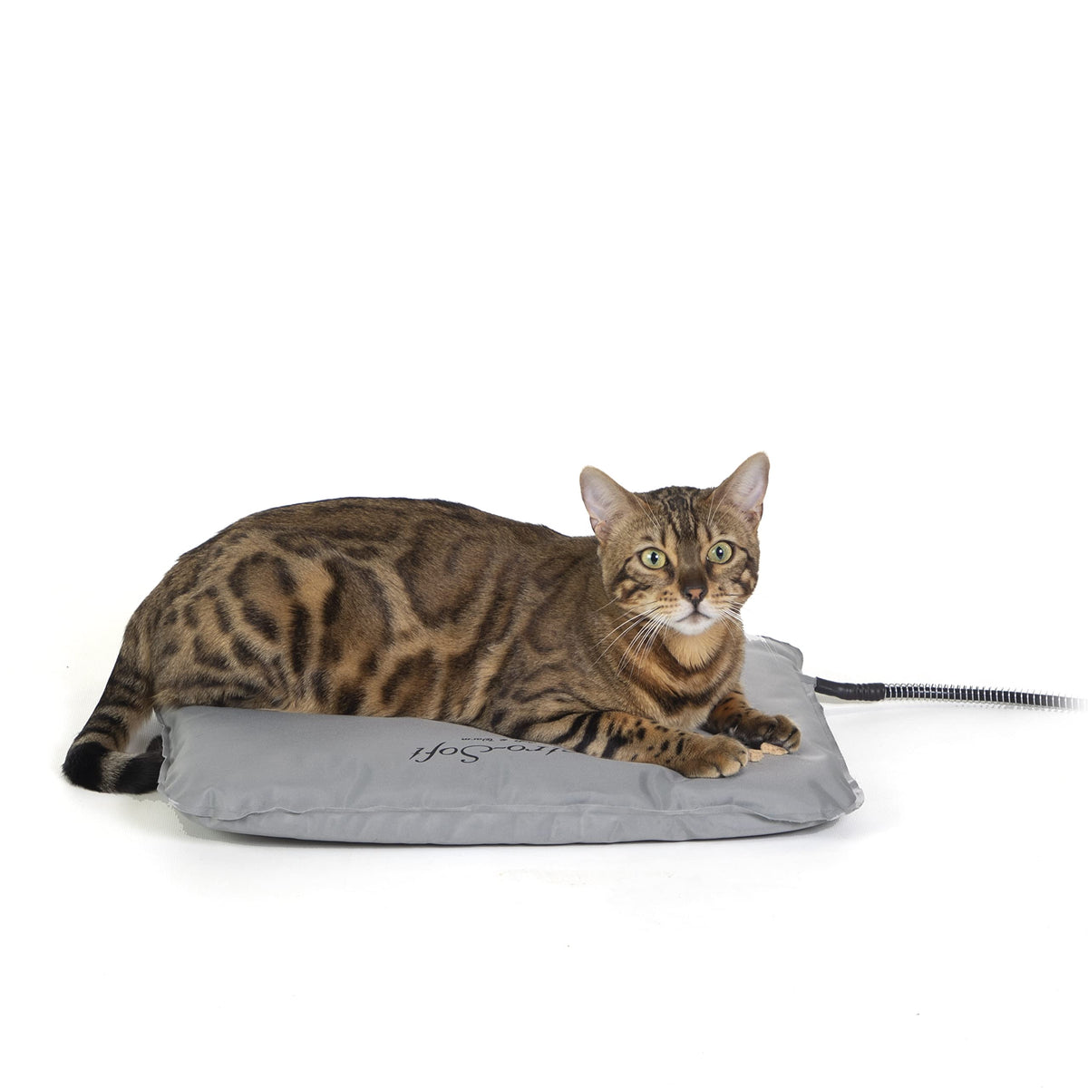 Tapis chauffant extérieur K&H Lectro-Soft petit, doux et réconfortant pour animaux.