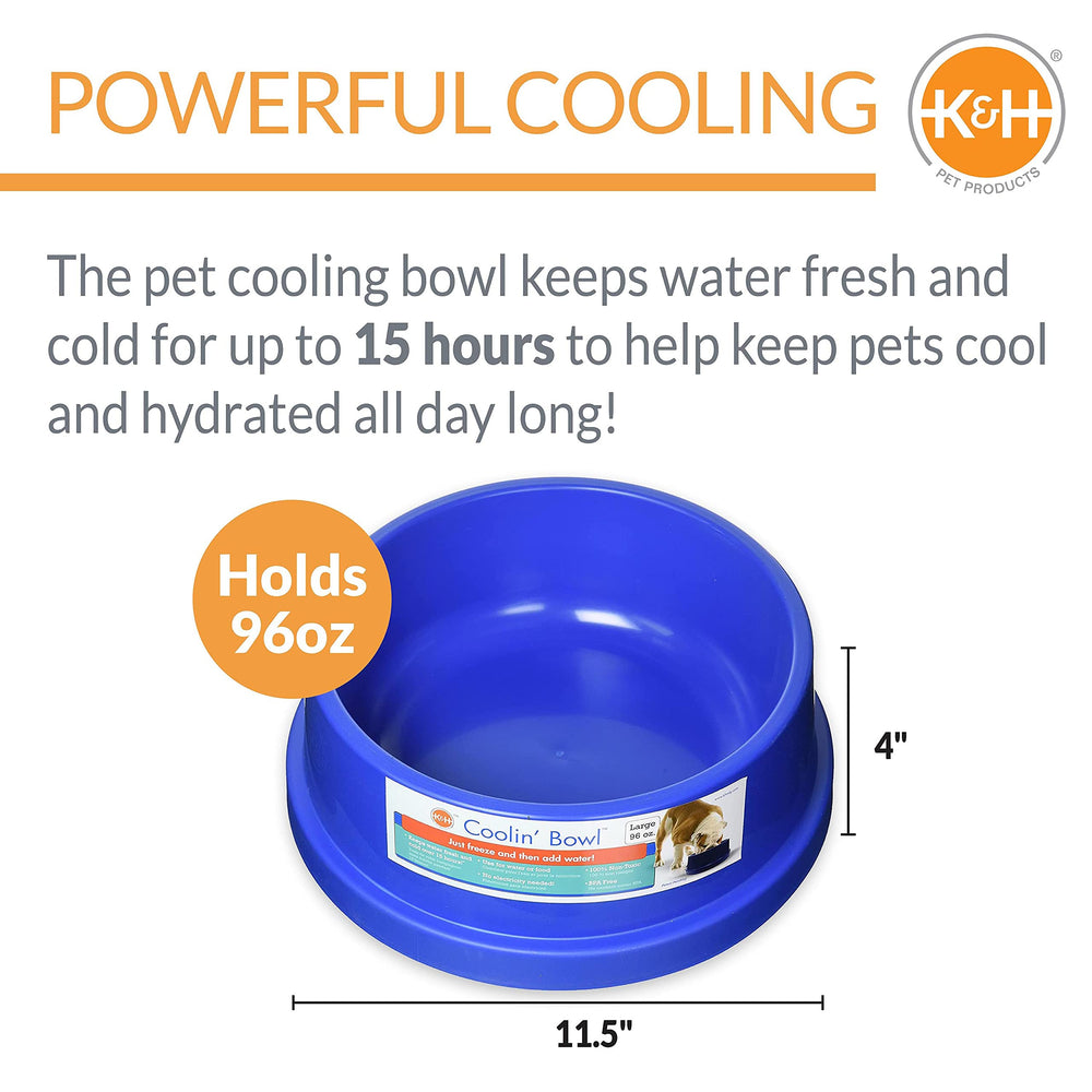 Bol d’Eau Coolin’ de K&H pour chat, grande capacité et praticité.