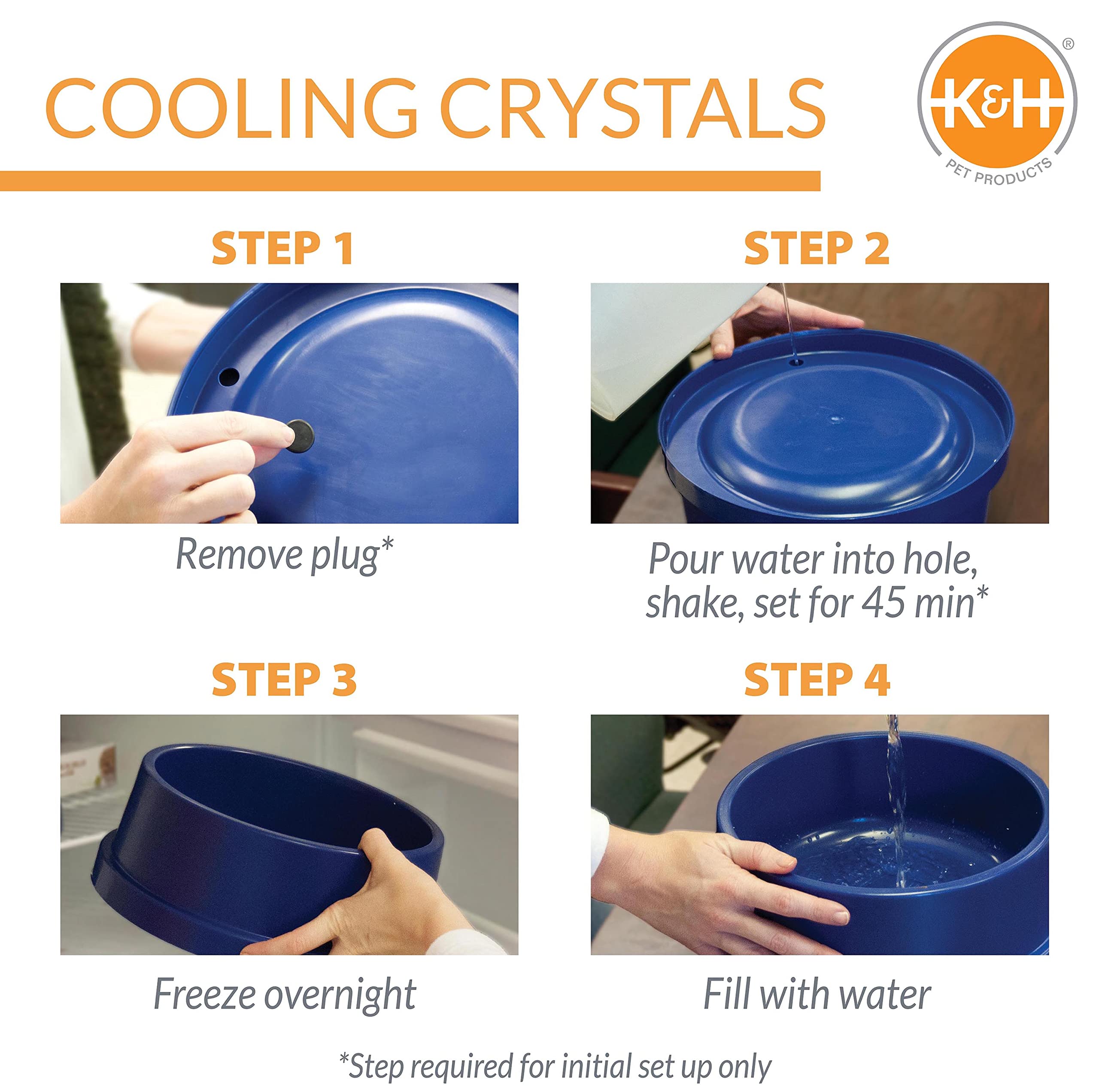 Noyau refroidissant Coolin’ par K&H, hydratation durable sans électricité.