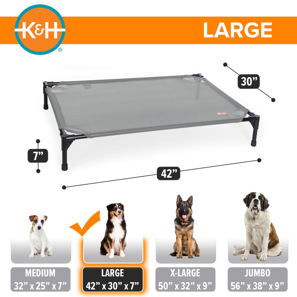 Montage sans outils du lit-cot K&H Pet Products