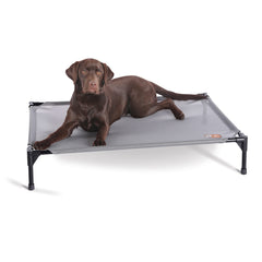 K&H Pet Products lit elevé pour chien avec cadre métallique, ventilation efficace