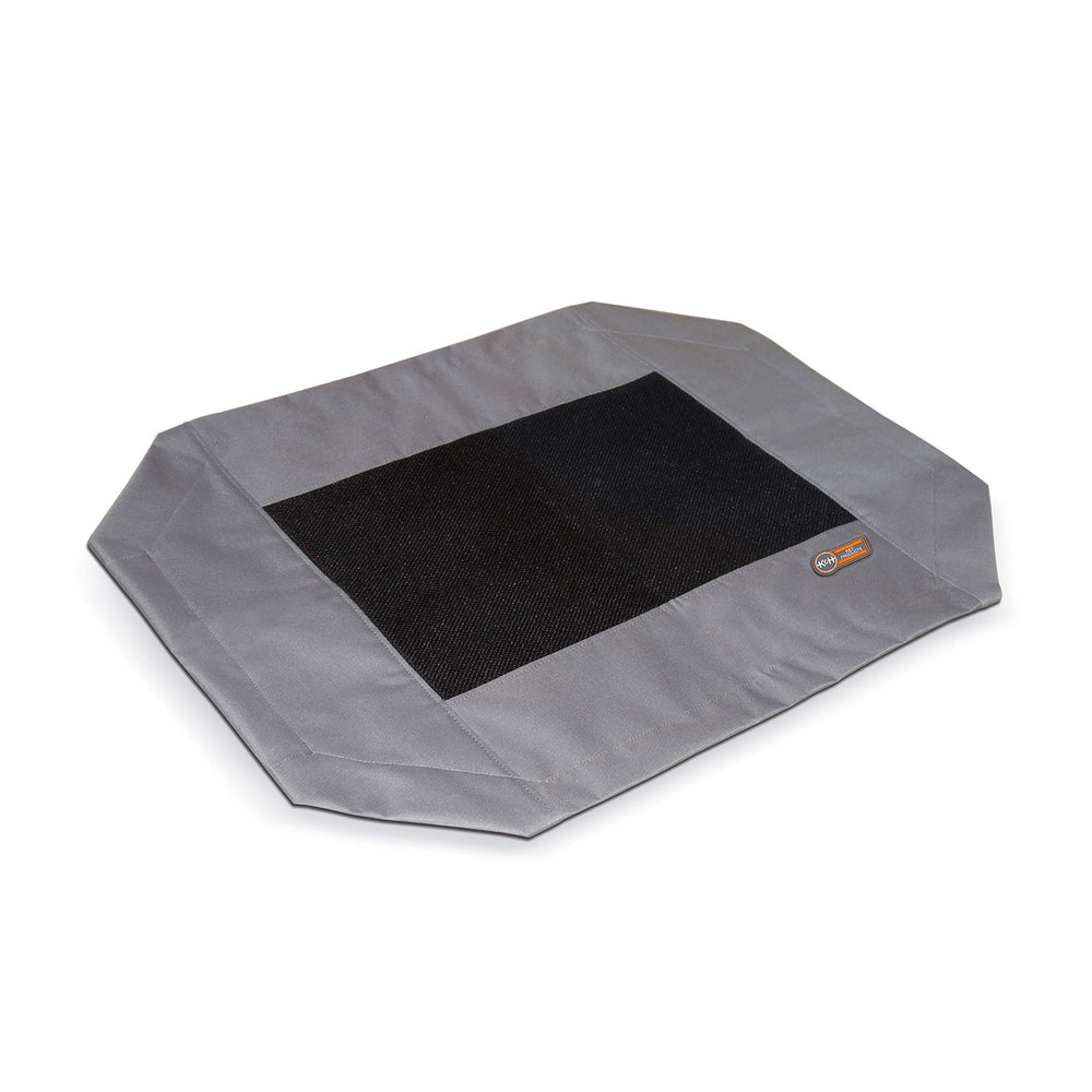 K&H Pet Cot housse remplacement lit chien moyen 32x25 gris, surface ventilée.