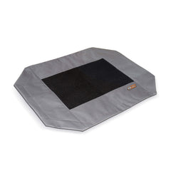K&H Pet Cot housse remplacement lit chien moyen 32x25 gris, surface ventilée.