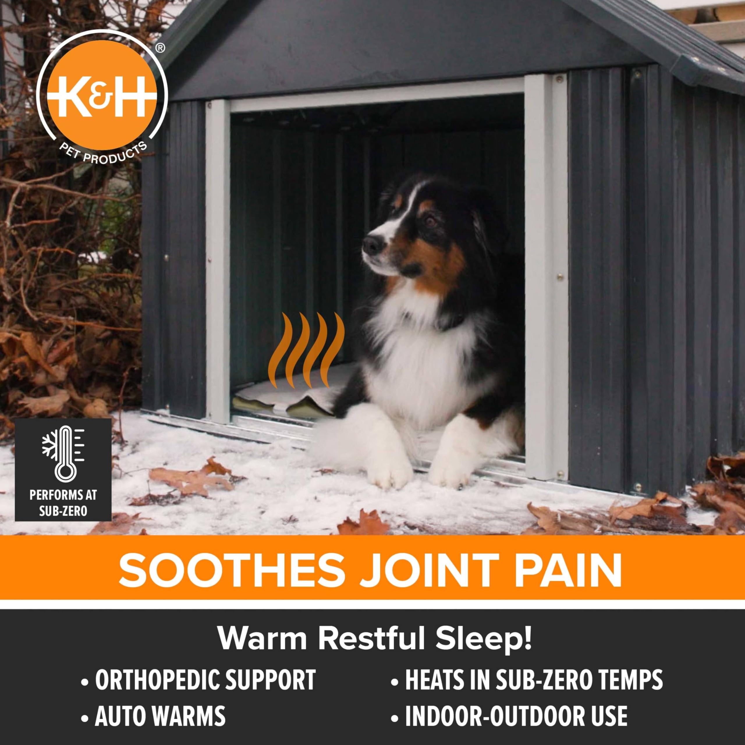K&H Lectro-Soft cordon en acier de 5,5 pieds pour installation flexible.