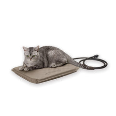 K&H Lectro-Soft tapis chauffant extérieur pour chat petit 18x14 offrant chaleur sécurisée.
