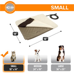 K&H Lectro-Soft thermostat assure chaleur automatique lorsque l’animal est dessus.