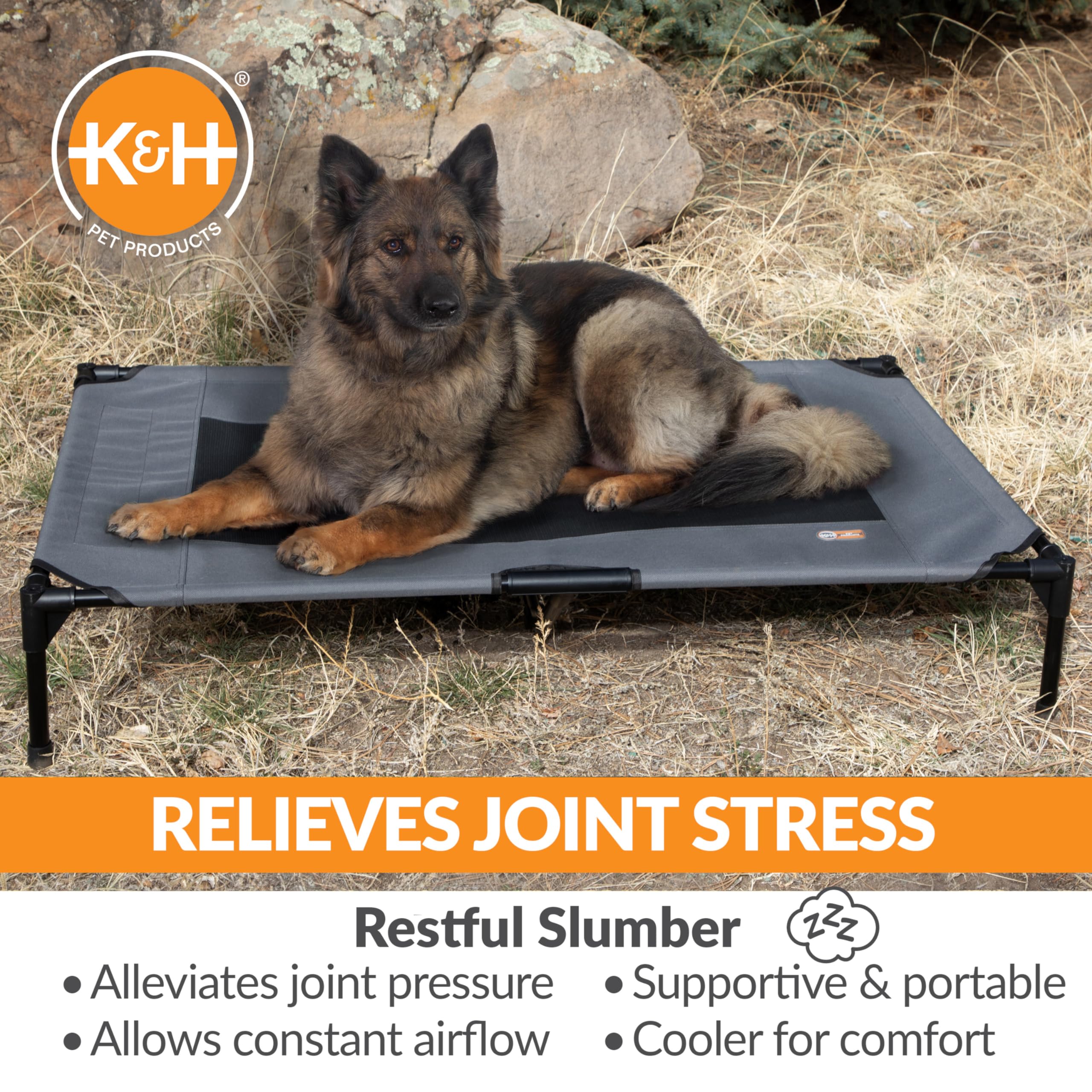 Pieds en caoutchouc anti-glissement K&H Pet Products, protection des sols.
