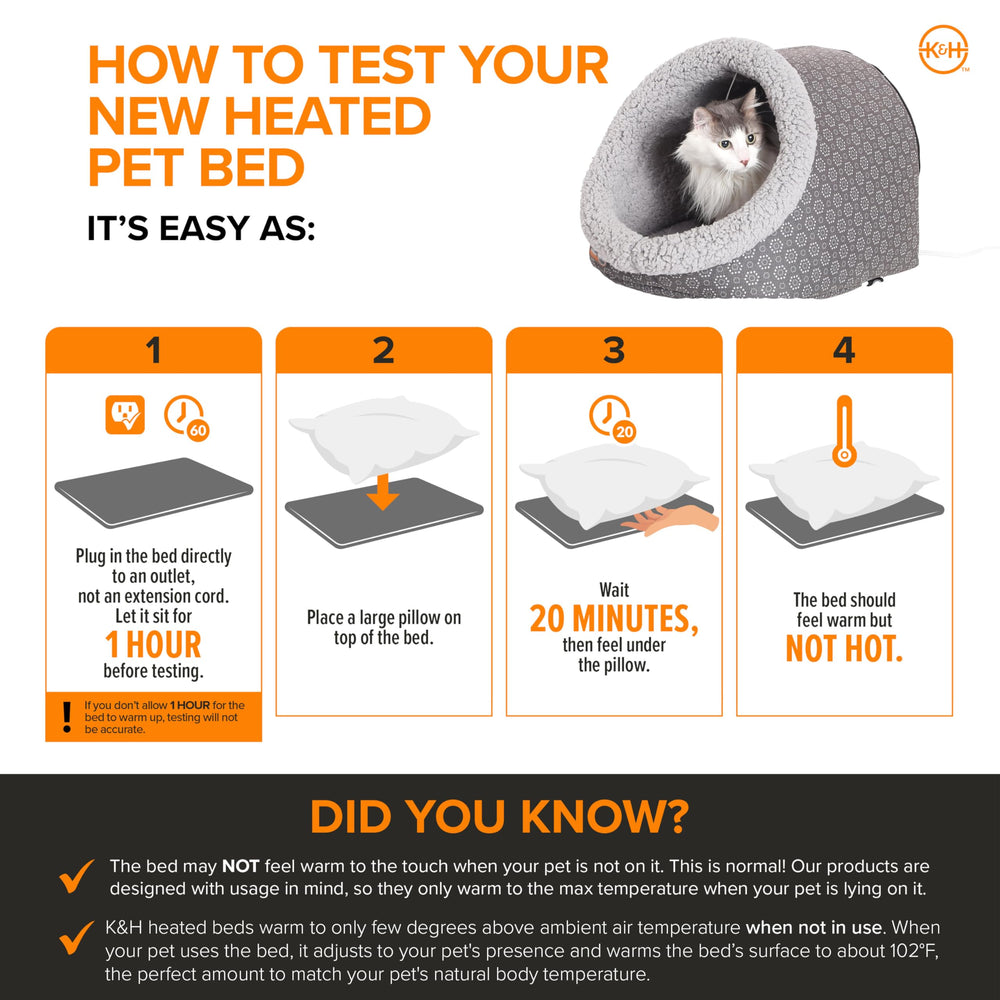 K&H Thermo-Pet Cave: structure en mousse qui garde sa forme
