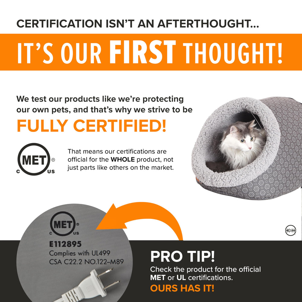 K&H Thermo-Pet Cave: thermostat intelligent qui chauffe seulement lorsque nécessaire