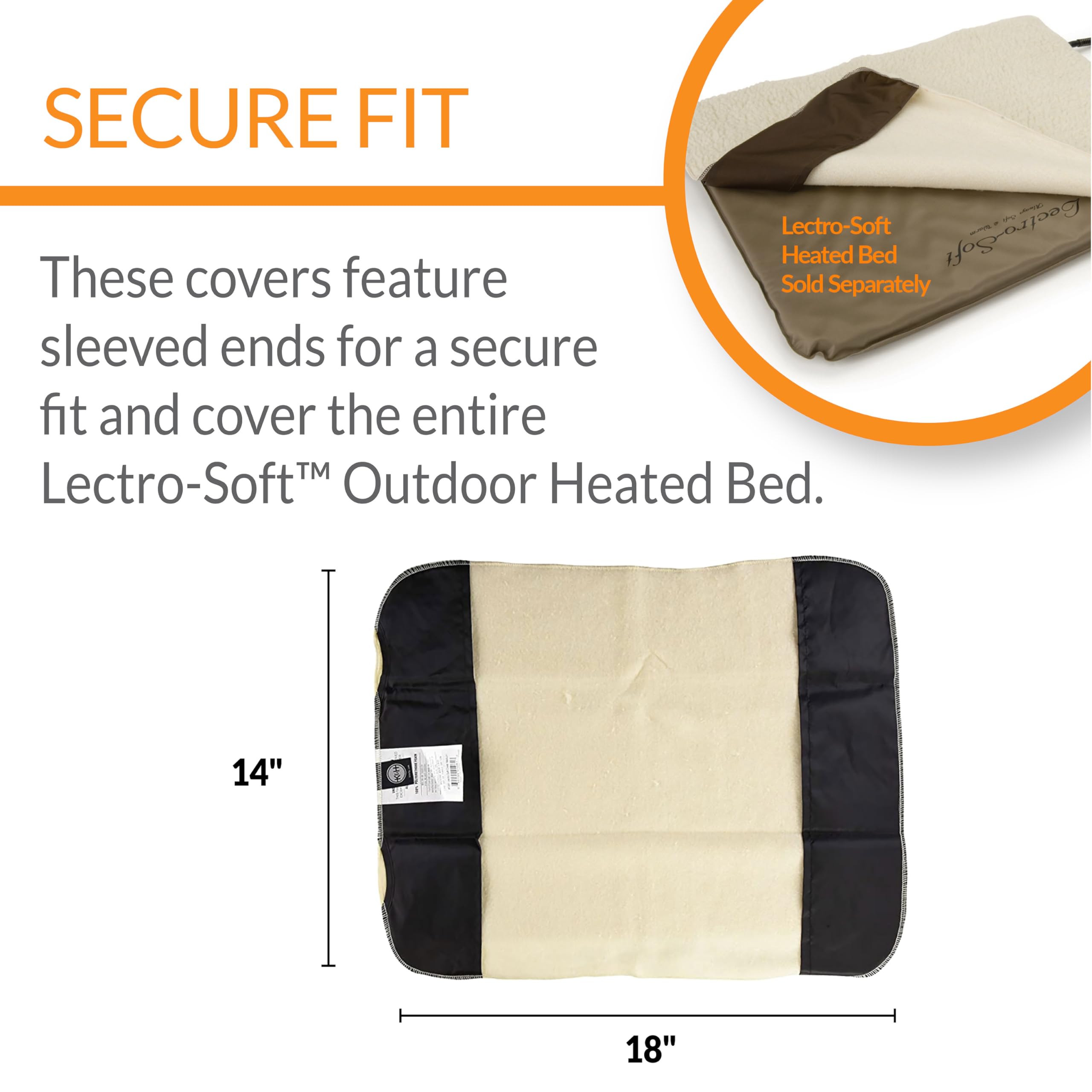 Housse Lectro-Soft Douceur Peluche par K&H, confort accru pour votre animal.