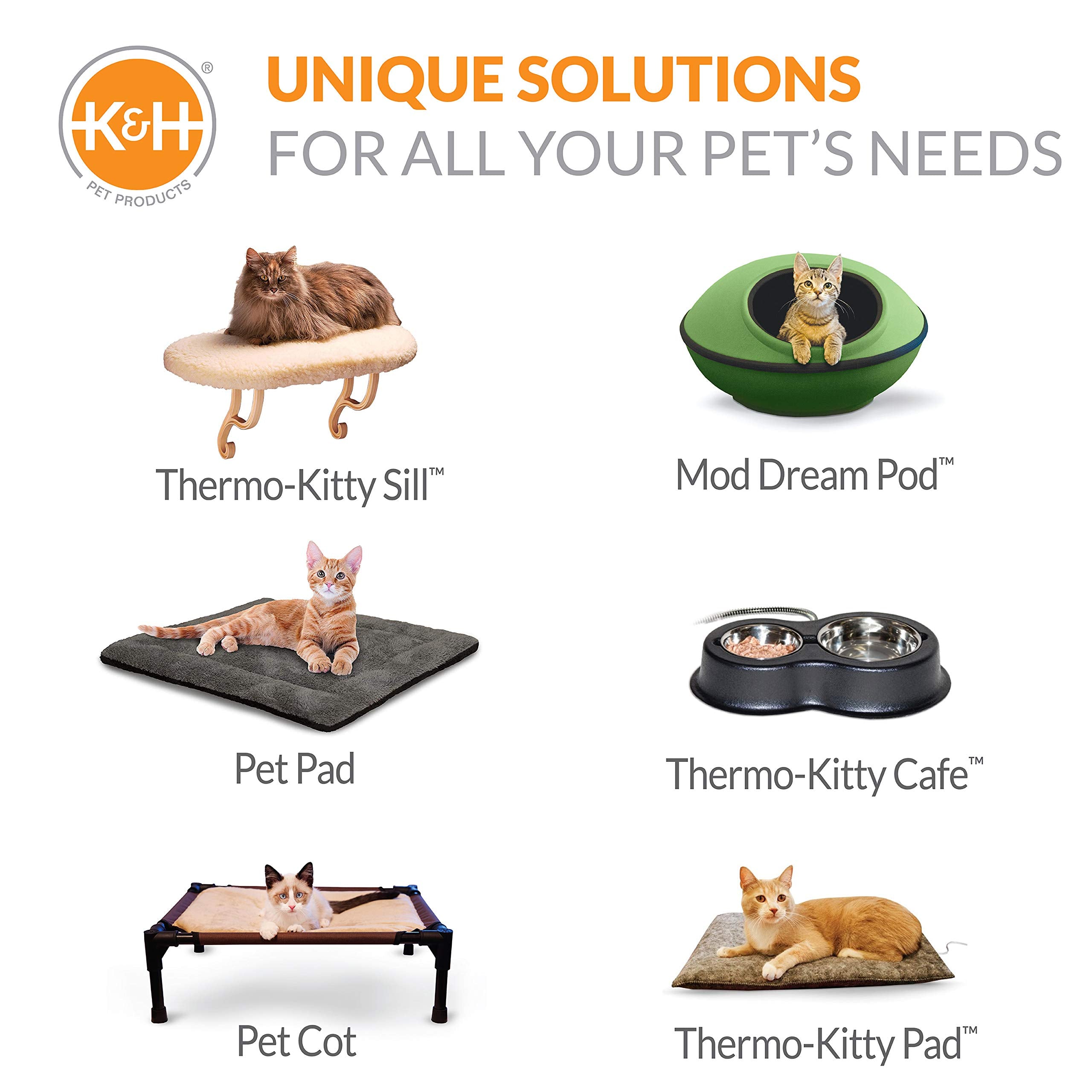 K&H Thermo-Kitty Fashion Splash — certification MET Labs pour sécurité et fiabilité
