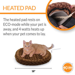 K&H Thermo-Kitty Fashion Splash — coussin orthopédique pour soutien et confort