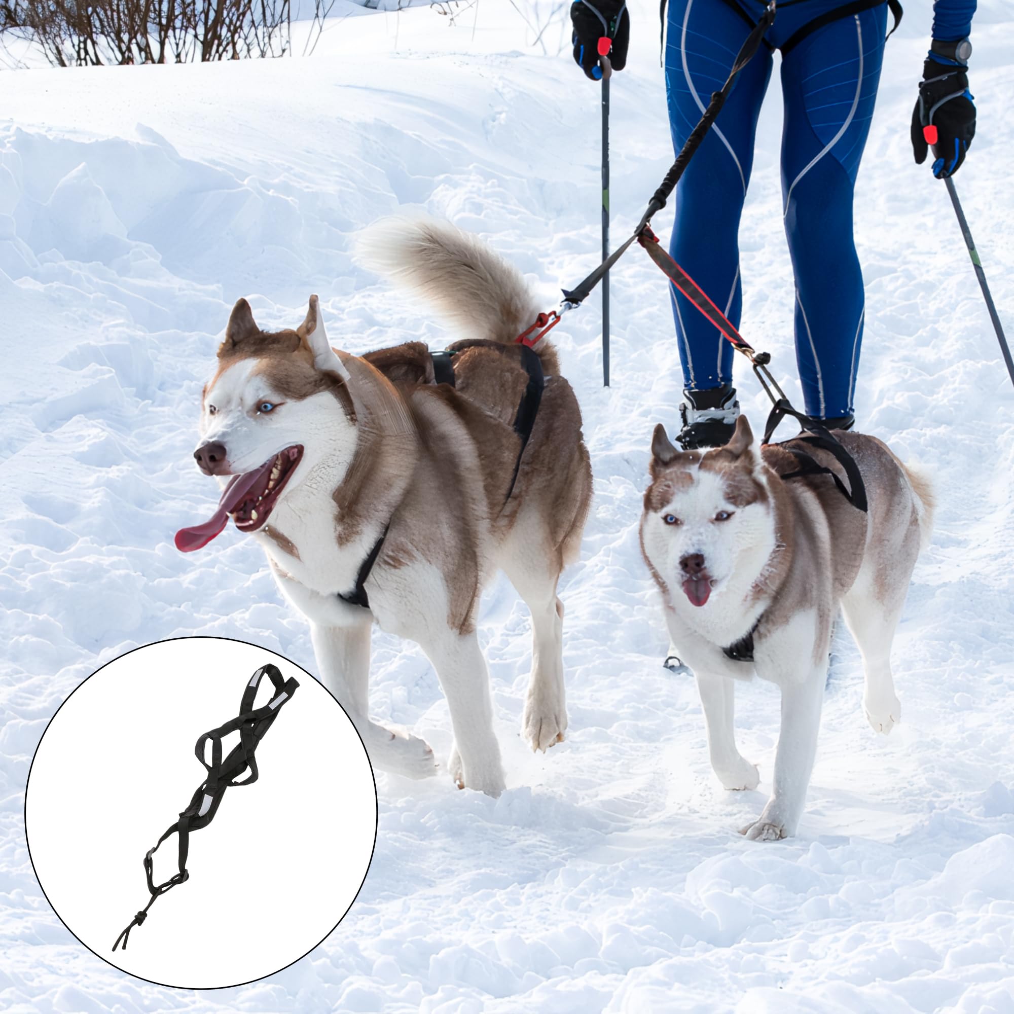 KH866 harnais durable en nylon avec rembourrage pour confort durable.