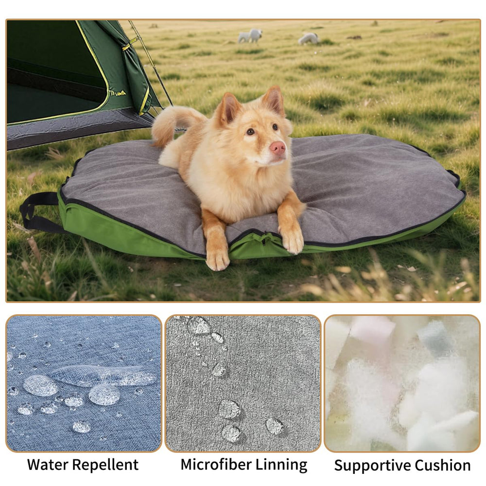 KHONSU PET lit chien taille L couleur jaune citron pour visibilité et confort