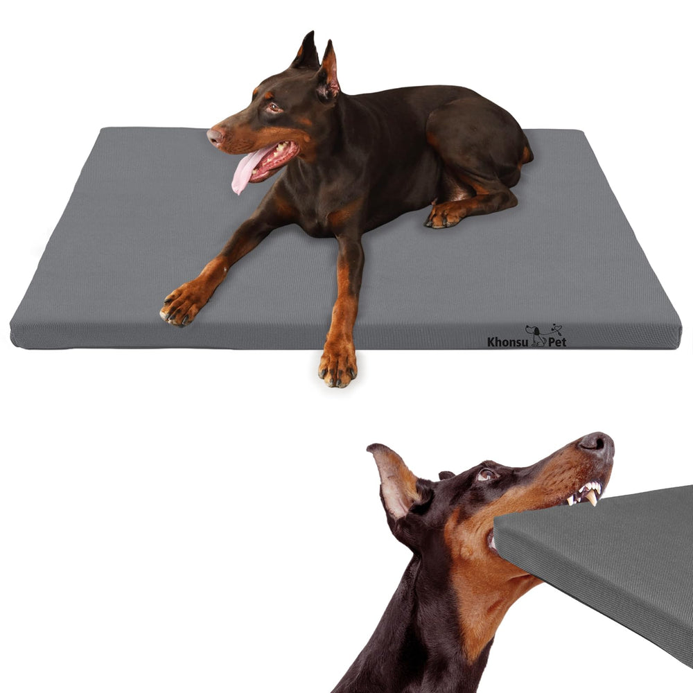 KHONSU PET lit exterieur durable en oxford 2520d – résistant pour chiens actifs.