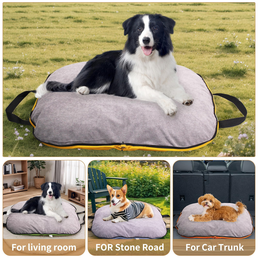 KHONSU PET face-interieure-douce-tapis-chien, confort sur tout terrain