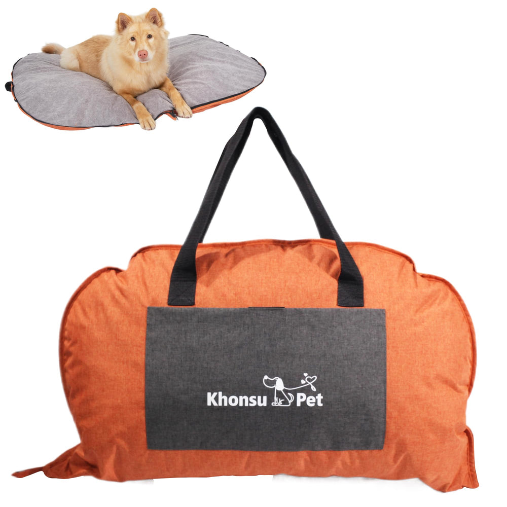KHONSU PET tapis-chien portable et pliable, idéal pour camping et déplacements.