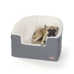 Bucket Booster K&H : siège surélevé avec vue fenêtre pour chien ou chat.