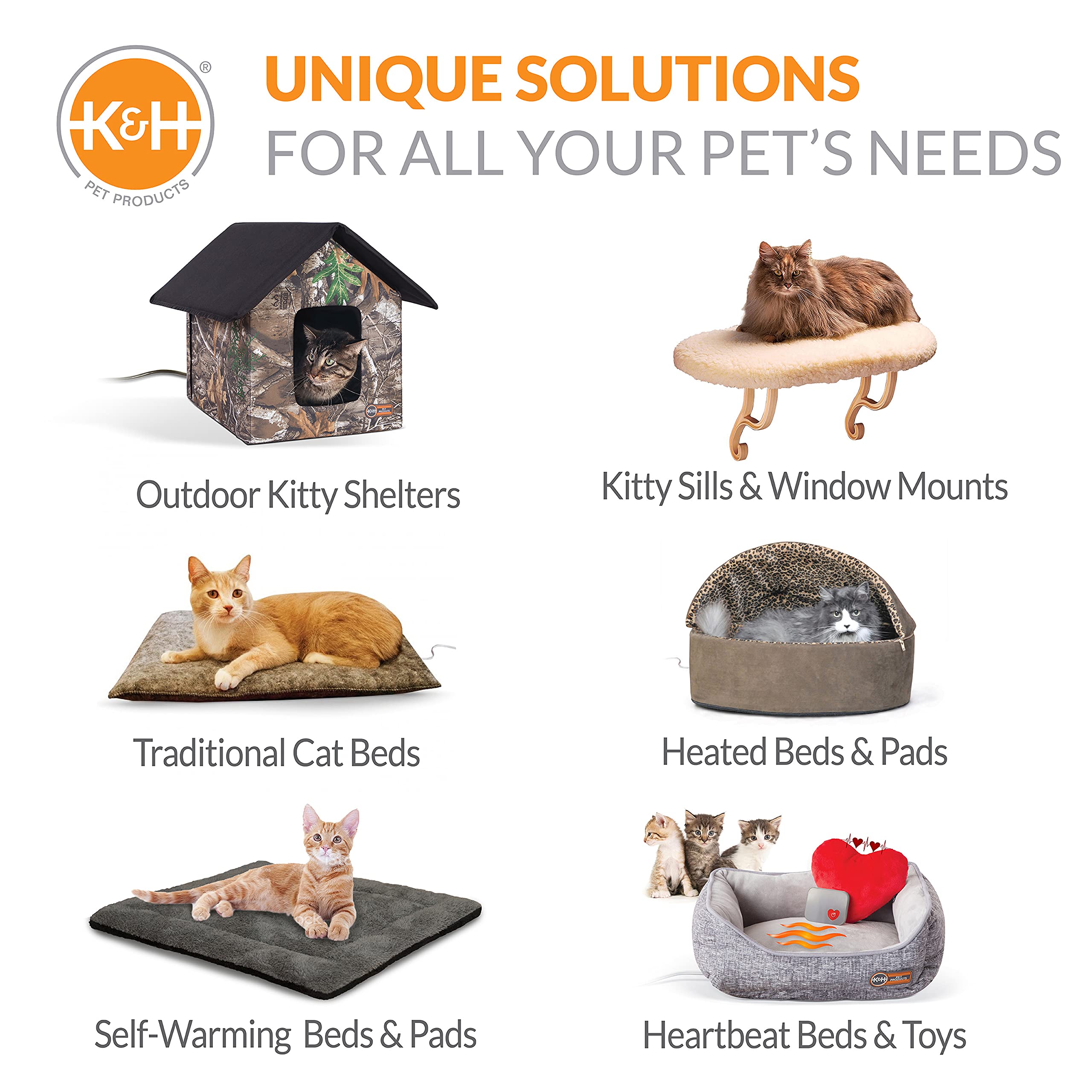K&amp;H EZ Mount Penthouse: housses lavables en machine pour entretien pratique.