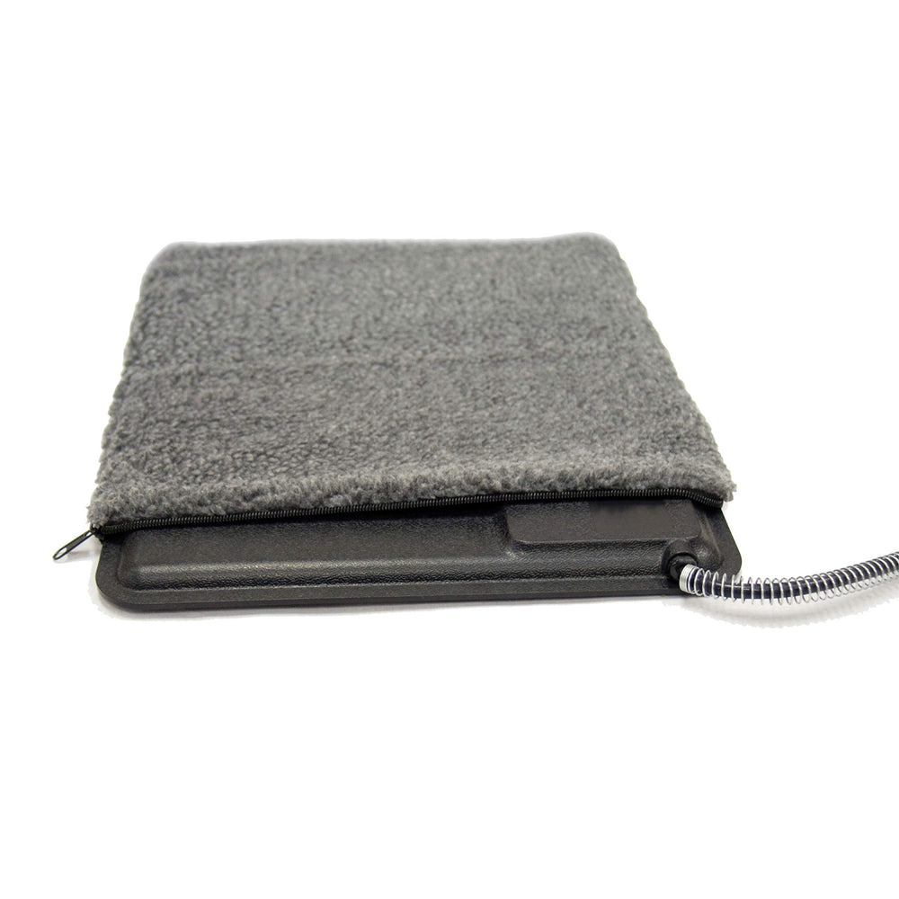 Housse K&H Deluxe Extérieur Kitty Pad Gris petit 12,5 × 18,5 pouces prête pour usage confortable