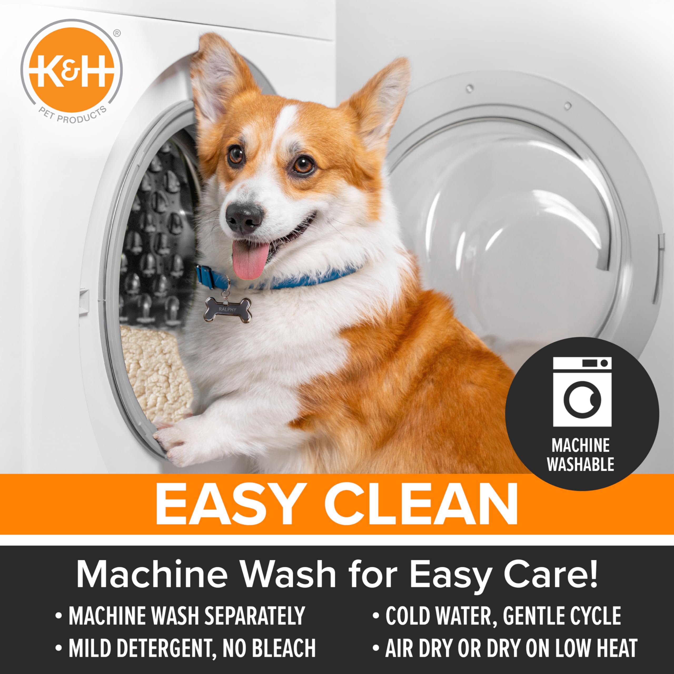 Lavage en machine pour un entretien rapide et facile.