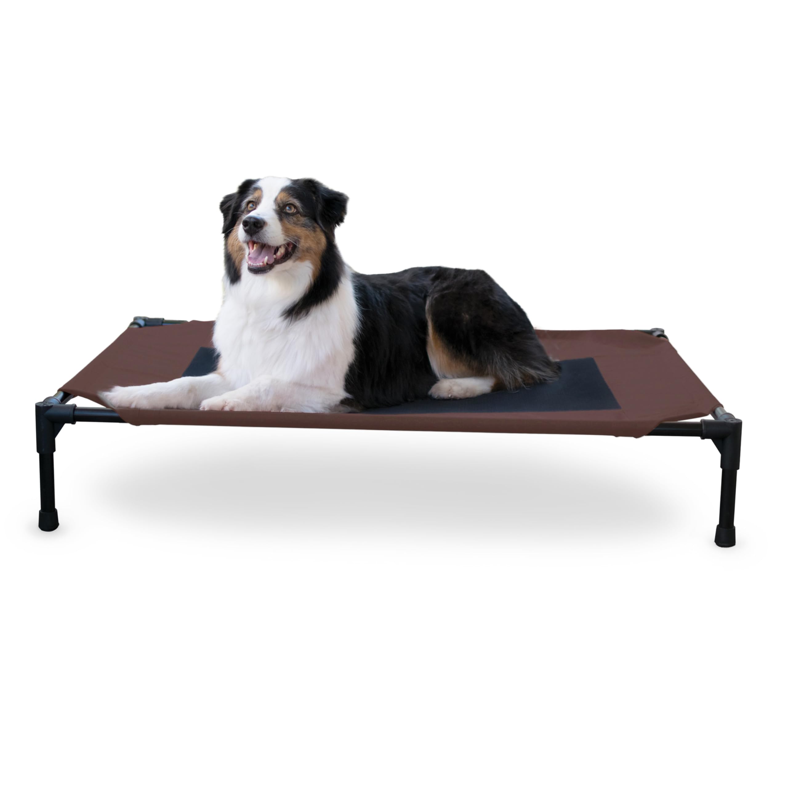 K&H lit-cot exterieur chocolat, endroit frais pour chien.